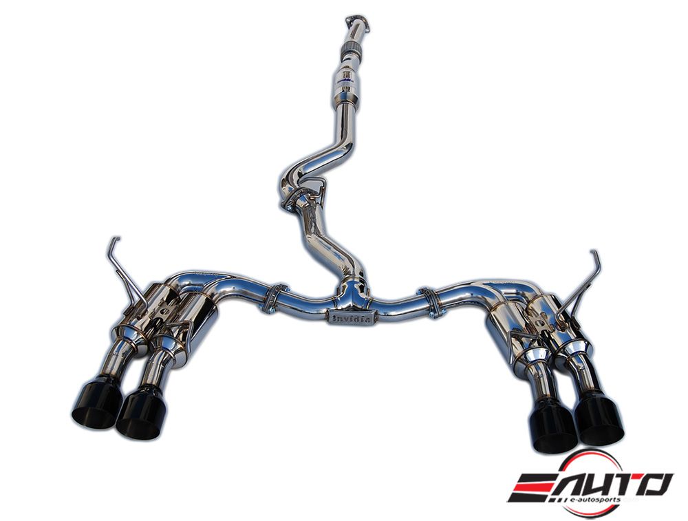 INVIDIA N1 101mm Stainless Tip Catback Exhaust Accord L4 2.3L CG3 98-02 2D coupe