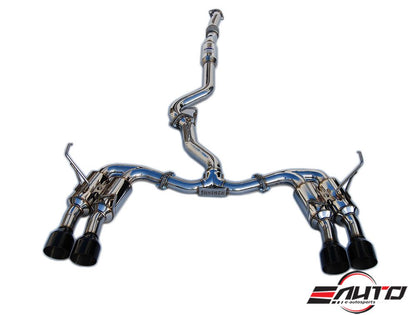 INVIDIA N1 101mm Stainless Tip Catback Exhaust Accord L4 2.3L CG3 98-02 2D coupe