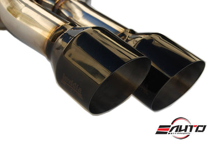 INVIDIA GEMINI R400 Quad Black Tip Catback Exhaust for Subaru WRX STi 15-21
