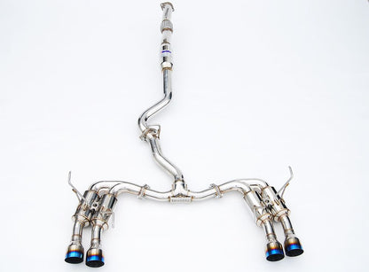 INVIDIA GEMINI R400 Quad Titanium Tip Catback Exhaust for Subaru WRX STi 15-21