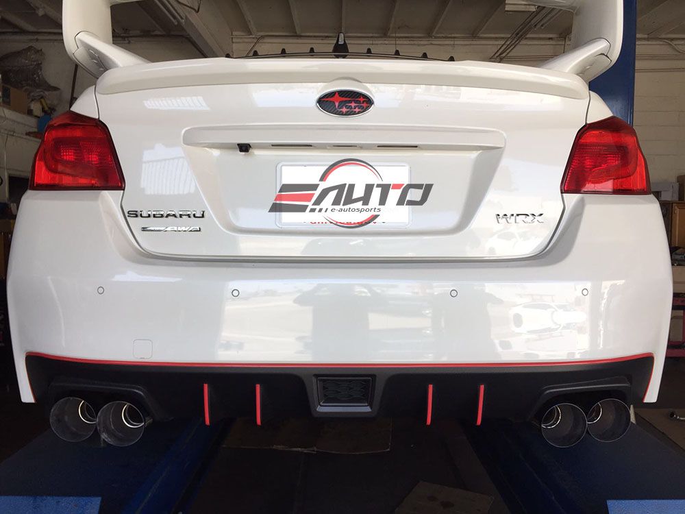 INVIDIA GEMINI R400 Quad Titanium Tip Catback Exhaust for Subaru WRX STi 15-21