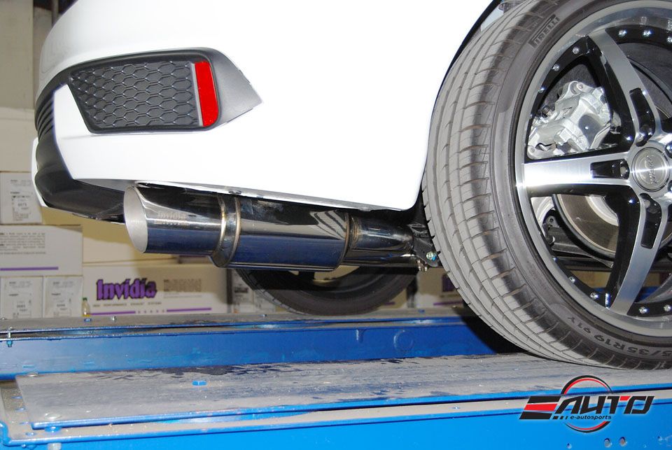 INVIDIA N1 Titanium Burnt Tip Catback Exhaust for Civic 16-20 *Coupe 1.5T Turbo*