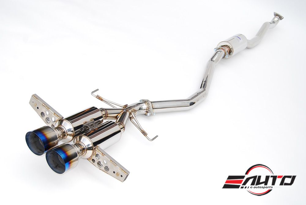 INVIDIA N1 101mm Stainless Tip Catback Exhaust Accord L4 2.3L CG3 98-02 2D coupe