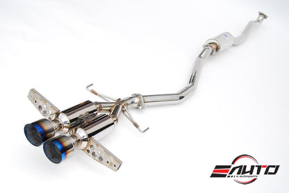 INVIDIA N1 101mm Stainless Tip Catback Exhaust Accord L4 2.3L CG3 98-02 2D coupe