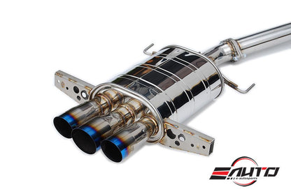 INVIDIA Q300 Burnt Tip Catback Exhaust for Civic 17-21 1.5T Sport Hatchback FK7
