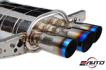 INVIDIA Q300 Burnt Tip Catback Exhaust for Civic 17-21 1.5T Sport Hatchback FK7
