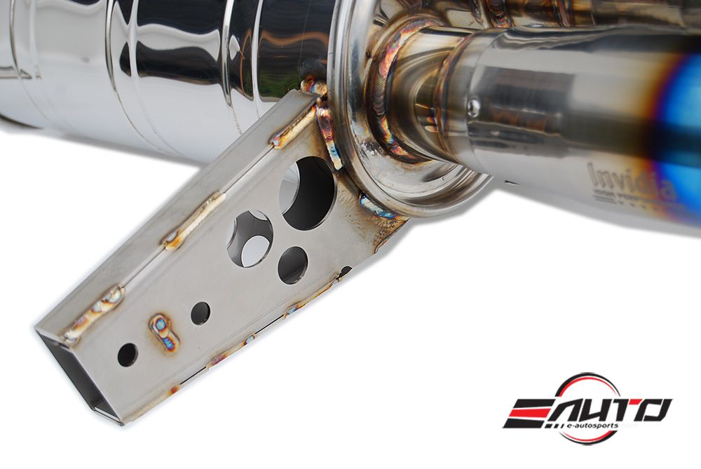 INVIDIA Q300 Burnt Tip Catback Exhaust for Civic 17-21 1.5T Sport Hatchback FK7