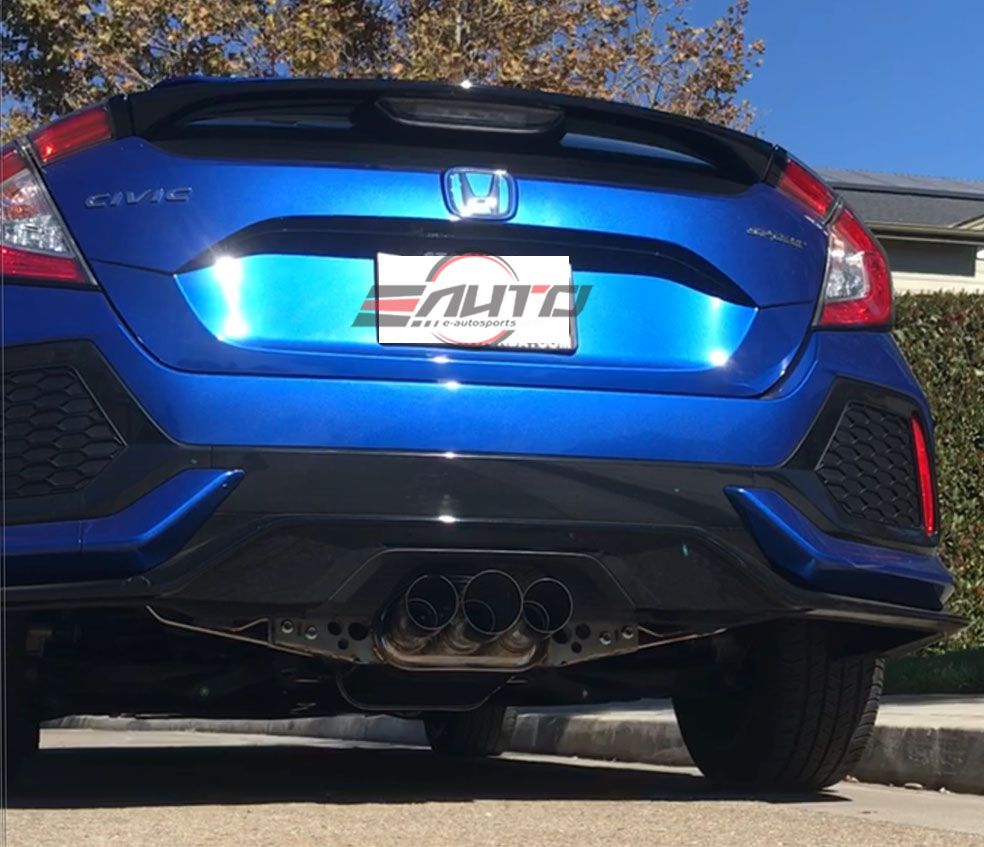 INVIDIA Q300 Burnt Tip Catback Exhaust for Civic 17-21 1.5T Sport Hatchback FK7