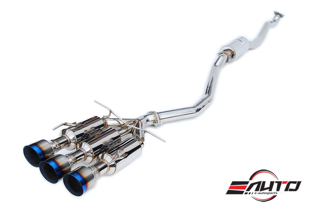 INVIDIA Q300 110mm Roll Titanium Tip Catback Exhaust for Prelude *Type SH* 97-342