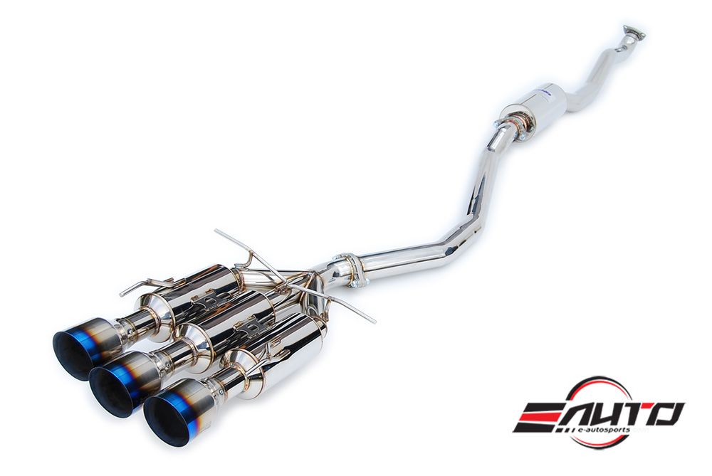 INVIDIA N1 101mm Stainless Tip Catback Exhaust Accord L4 2.3L CG3 98-02 2D coupe