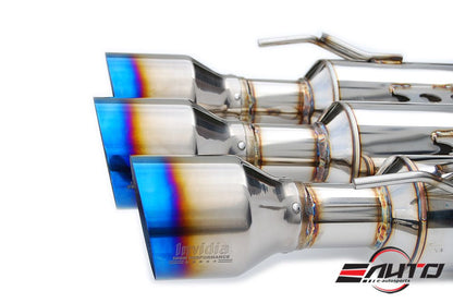 INVIDIA GEMINI R400 Titanium Tip Catback Exhaust for *Si Sedan Only* Civic 17-20