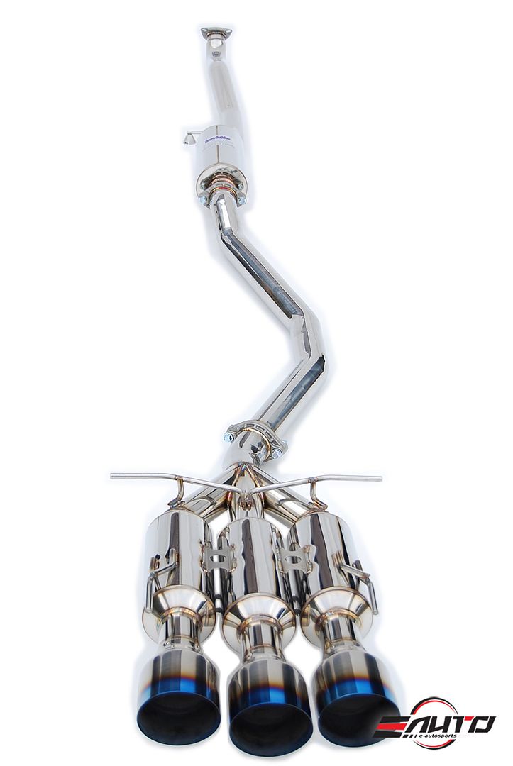 INVIDIA GEMINI R400 Titanium Tip Catback Exhaust for *Si Sedan Only* Civic 17-20