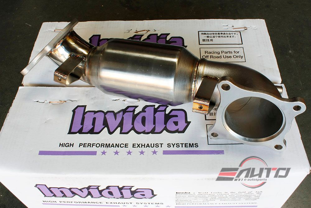 INVIDIA Sport Turbo High Flow Catted Pipe 200cell for Civic Type R FK8 17-21