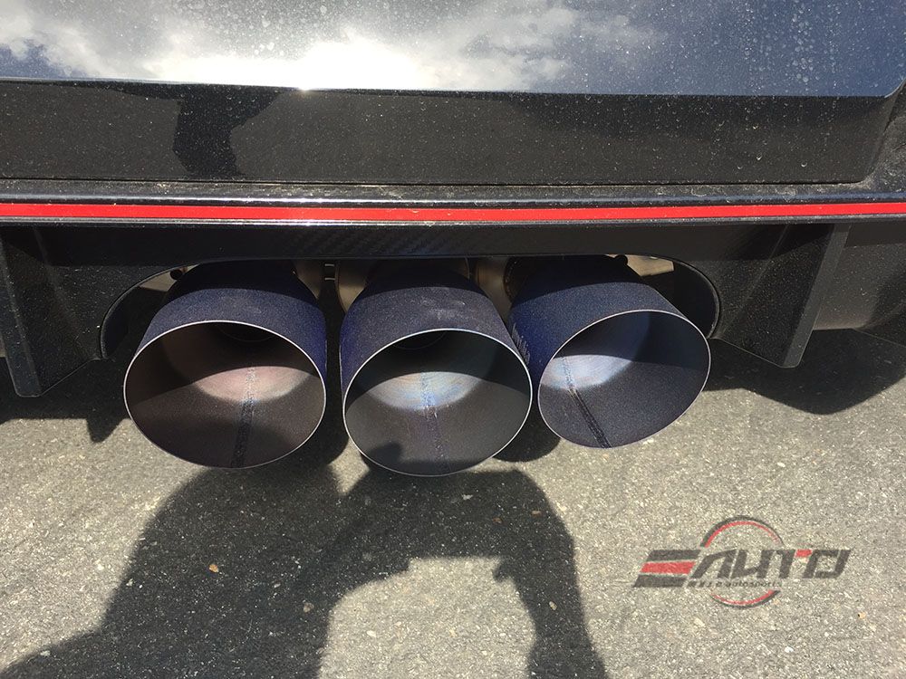 INVIDIA GEMINI R400 Full Titanium *32lbs* Catback Exhaust for Civic Type R FK8