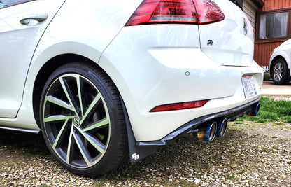 INVIDIA Q300 Quad Titanium Burnt Tip Catback Exhaust for Golf R MK7.5 18-21