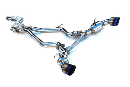 INVIDIA N1 101mm Stainless Tip Catback Exhaust Accord L4 2.3L CG3 98-02 2D coupe