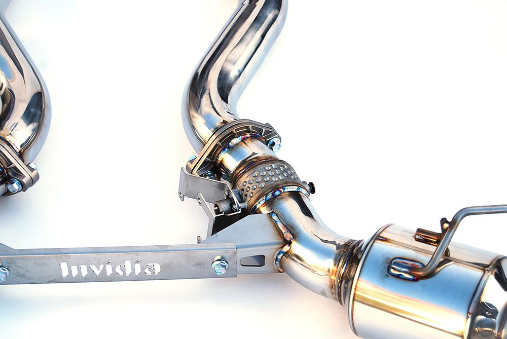 INVIDIA N1 Roll Titianium Burnt Tip *Valve Catback Exhaust for GR Supra A90 3.0 20-25