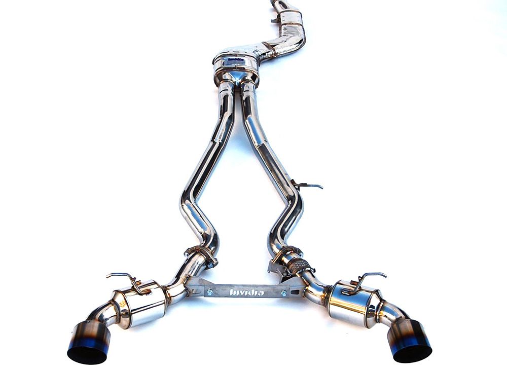 INVIDIA N1 1 Layer Titianium Tip *Valve Catback Exhaust for GR Supra A90 3.0T 20-25