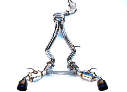 INVIDIA N1 1 Layer Titianium Tip *Valve Catback Exhaust for GR Supra A90 3.0T 20-25