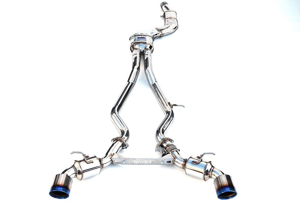 INVIDIA N1 Roll Titianium Burnt Tip *Valve Catback Exhaust for GR Supra A90 3.0 20-25