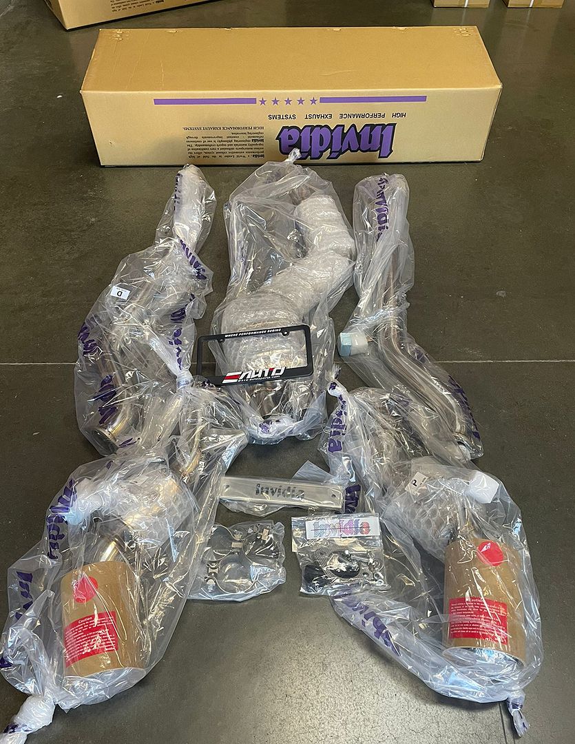 INVIDIA N1 Roll Titianium Burnt Tip *Valve Catback Exhaust for GR Supra A90 3.0 20-25