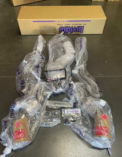 INVIDIA N1 Roll Titianium Burnt Tip *Valve Catback Exhaust for GR Supra A90 3.0 20-25
