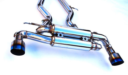 INVIDIA Gemini 1 layer Titianium Tip *Valve* Catback Exhaust for GR Supra A90 3.0T
