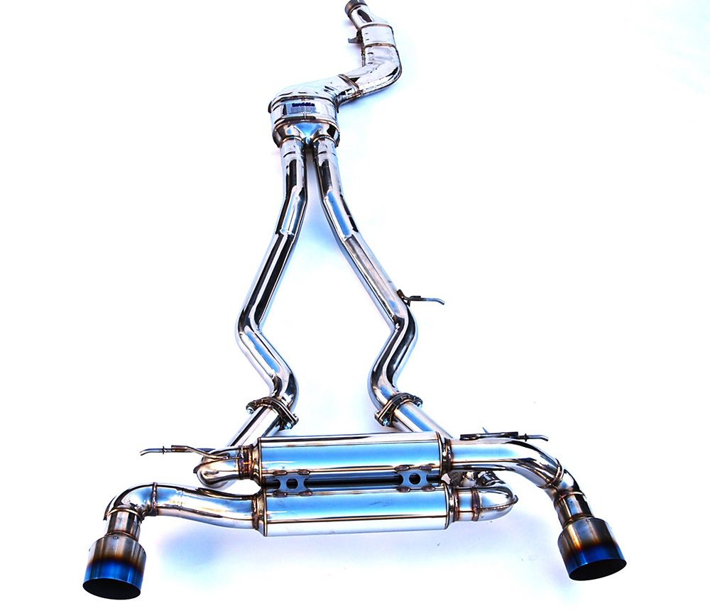 INVIDIA Gemini 1 layer Titianium Tip *Valve* Catback Exhaust for GR Supra A90 3.0T