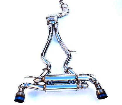 INVIDIA Gemini 1 layer Titianium Tip *Valve* Catback Exhaust for GR Supra A90 3.0T