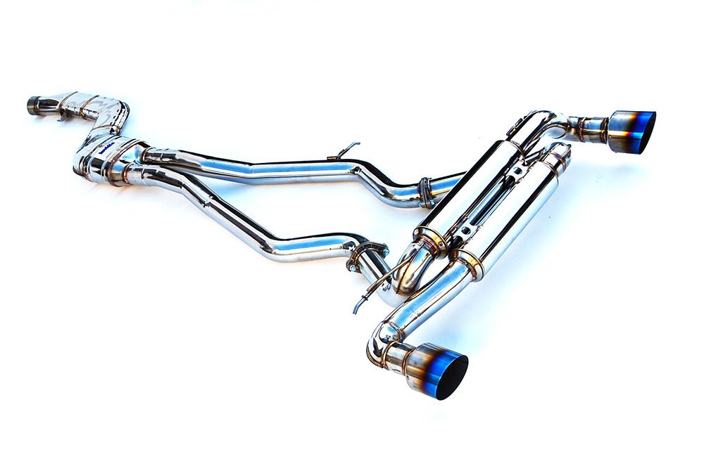INVIDIA Q300 110mm Roll Titanium Tip Catback Exhaust for Prelude *Type SH* 97-358
