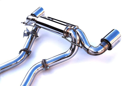 INVIDIA Gemini Roll Stainless Tip Valve Catback Exhaust for GR Supra A90 3.0T 20-25
