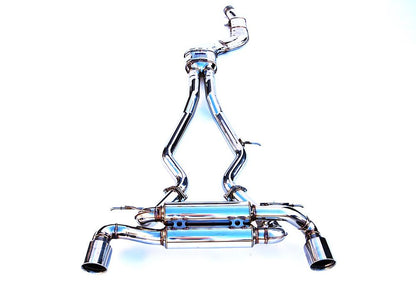 INVIDIA Gemini Roll Stainless Tip Valve Catback Exhaust for GR Supra A90 3.0T 20-25