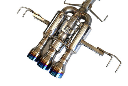 INVIDIA GEMINI R400 Burnt Tip Catback Exhaust +Front Pipe for Integra Type-S DE5 23-25