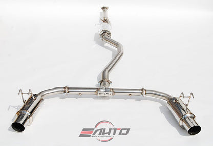 INVIDIA Dual N1 Stainless Tip Catback Exhaust Civic Si 1.5T 22-24 FE1