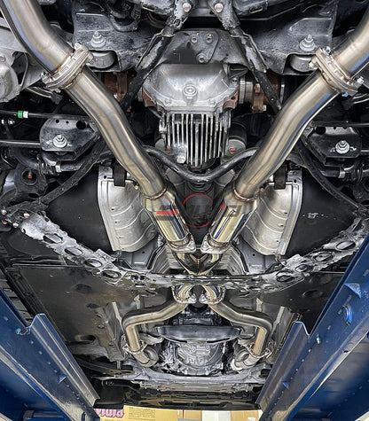 INVIDIA N1 Dual Titanium Burnt Tip Catback Exhaust for Nissan Z RZ34 400Z 23-25