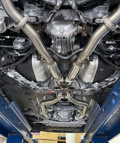 INVIDIA GEMINI Rolled Titanium Tip Catback Exhaust for Nissan Z RZ34 400Z 23-26