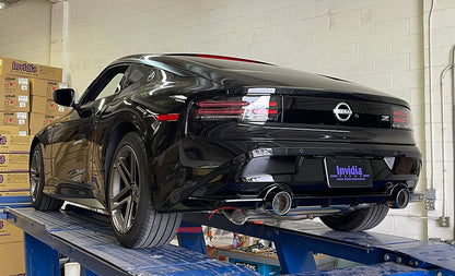 INVIDIA GEMINI Rolled Titanium Tip Catback Exhaust for Nissan Z RZ34 400Z 23-26