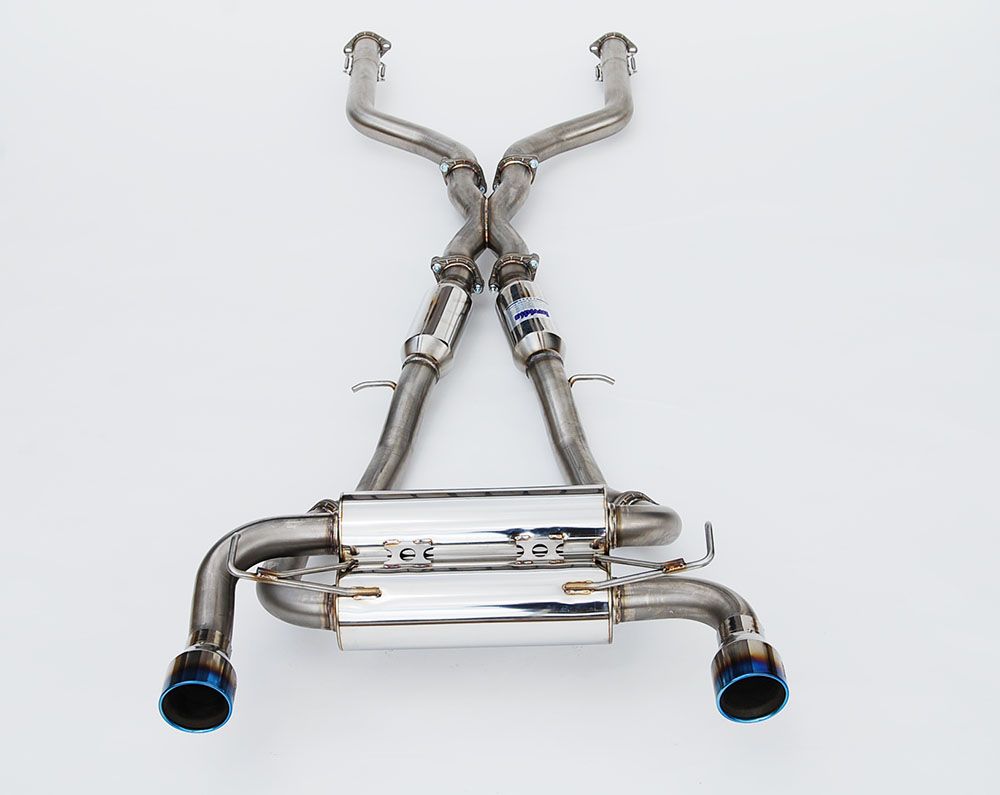 INVIDIA GEMINI Rolled Titanium Tip Catback Exhaust for Nissan Z RZ34 400Z 23-26