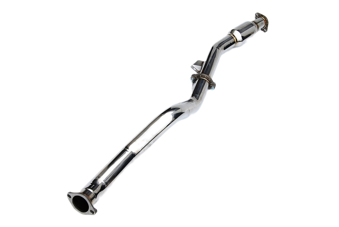 INVIDIA Bottom High Flow Catted Front Pipe for *Auto* Subaru WRX FA24 Turbo 22-26