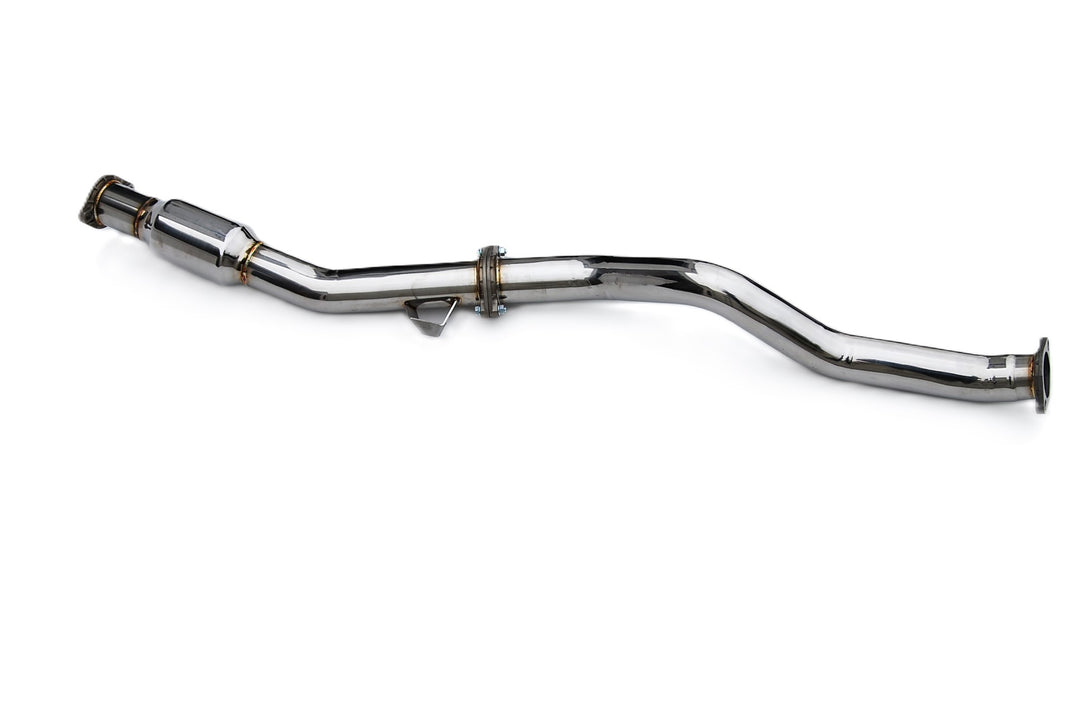 INVIDIA Bottom High Flow Catted Front Pipe for *Auto* Subaru WRX FA24 Turbo 22-26