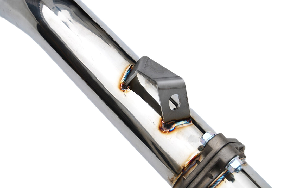 INVIDIA Bottom High Flow Catted Front Pipe for *Auto* Subaru WRX FA24 Turbo 22-26