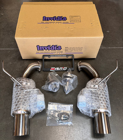 INVIDIA N1 GT Dual Stainless Tip Axle Back Exhaust for Subaru WRX 22-25 VB