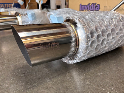 INVIDIA N1 GT Stainless Tip Catback Exhaust +Resonator for WRX 22-25