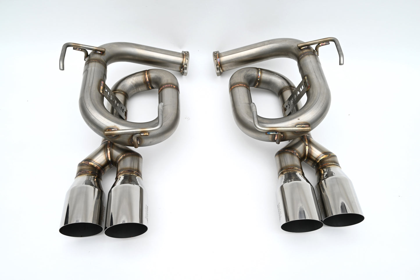 INVIDIA Twin Loop Stainless Tip Catback Exhaust +Resonator WRX 22-26