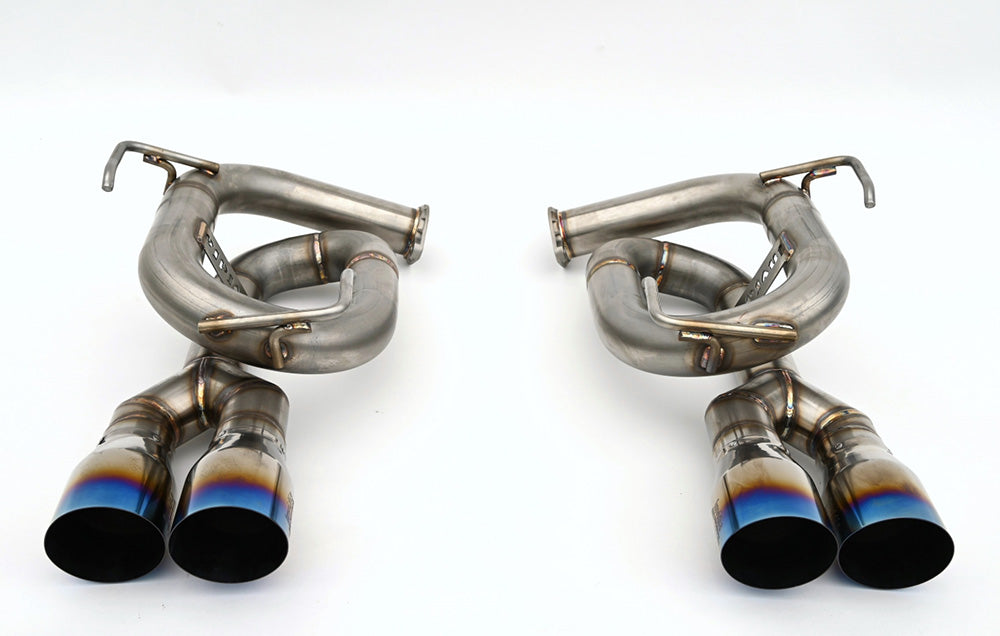 INVIDIA Twin Loop Titanium Tip Catback Exhaust +Resonator WRX 22-25