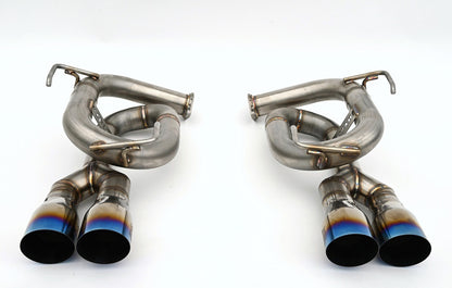 INVIDIA Twin Loop Titanium Tip Catback Exhaust +Resonator WRX 22-25