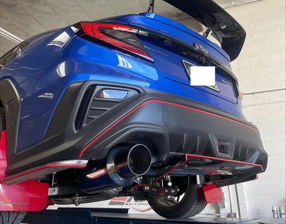 INVIDIA N1 Racing Single Stainless Tip Catback Exhaust for Subaru WRX 22-26 VB
