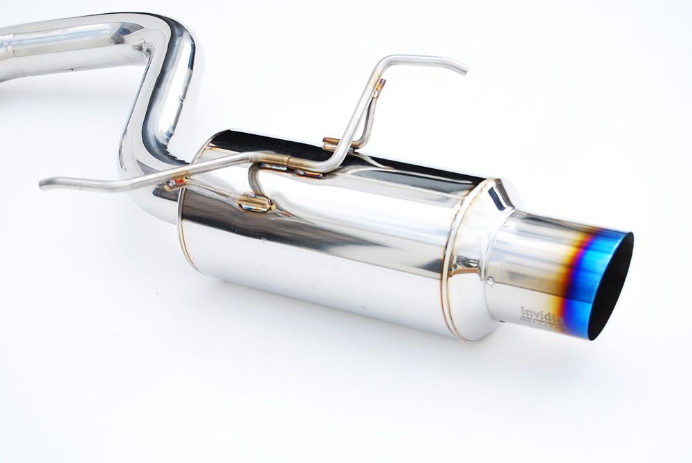 INVIDIA N1 Racing Titanium Burnt Tip Catback Exhaust for Subaru WRX 22-26 VB
