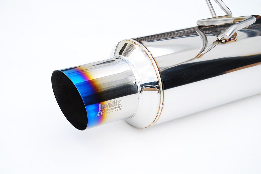 INVIDIA N1 Racing Titanium Burnt Tip Catback Exhaust for Subaru WRX 22-26 VB