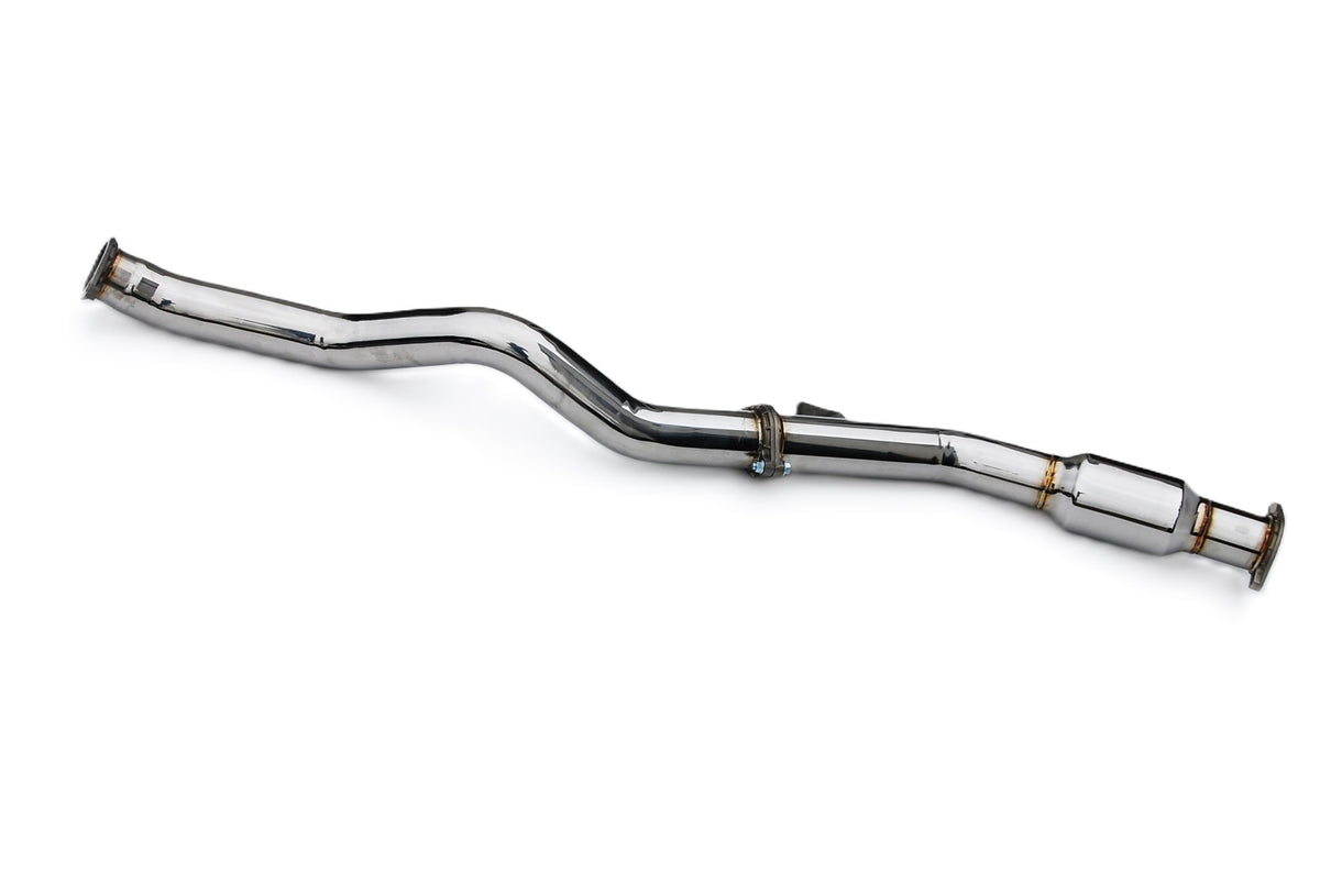 INVIDIA Bottom High Flow Catted Front pipe for *Manual* Subaru WRX FA24 Turbo 22-26